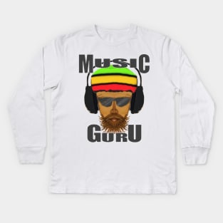 Reggae Music Guru Cool Summer Vibes Kids Long Sleeve T-Shirt